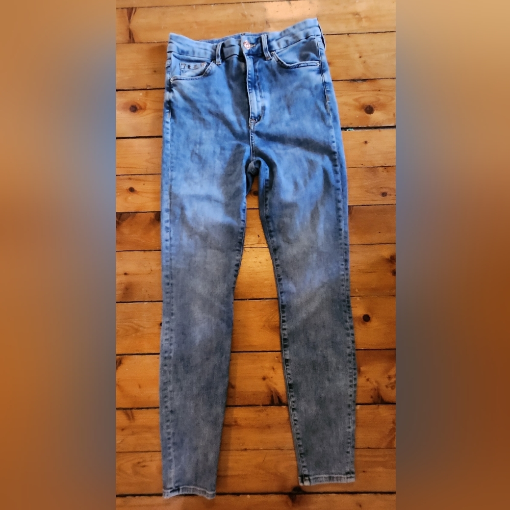 & Denim Super Skinny high rise jeans